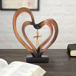 JesusLove - Entwined Hearts Easter Cross
