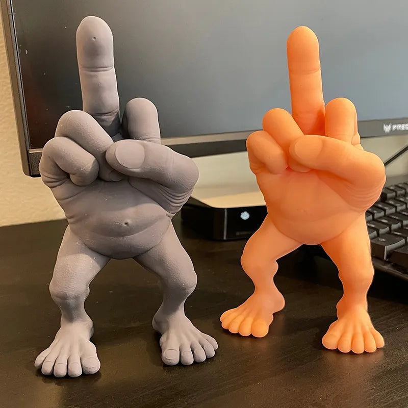 FingerFlex - Standing Middle Finger Statue