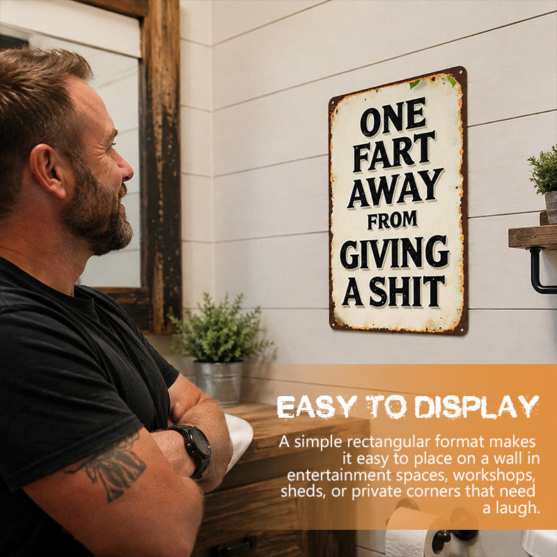 BoldBanters – Sarcastic Man Cave Metal Sign