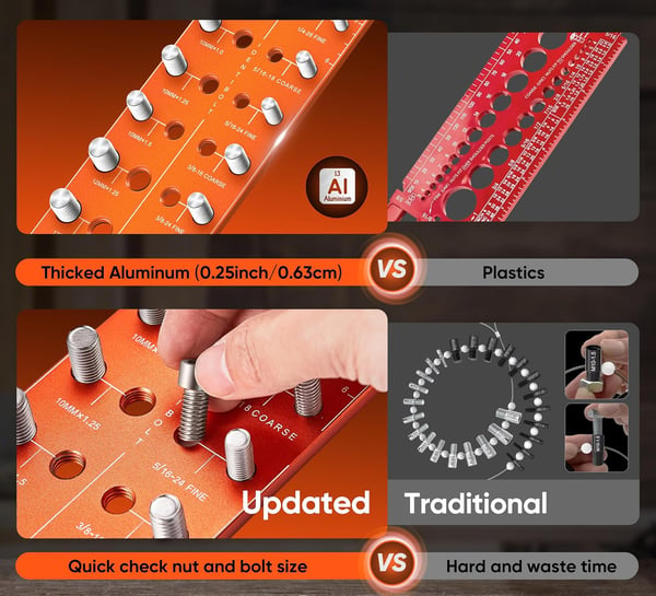 BoltPro - Professional Nut & Bolt Thread Checker