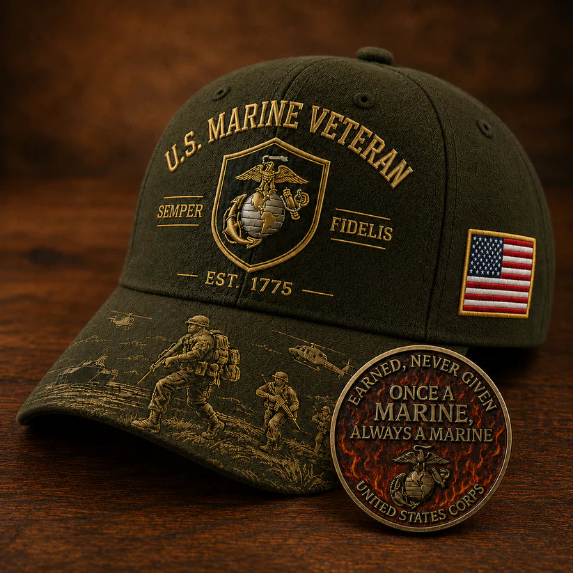 PatriotCrest – faithful  Marine Legacy Cap