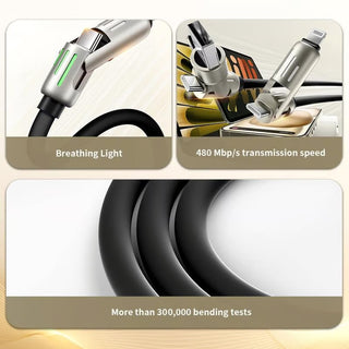 ChargeMax - 4 in 1 USB Cable with 240W Fast Charging