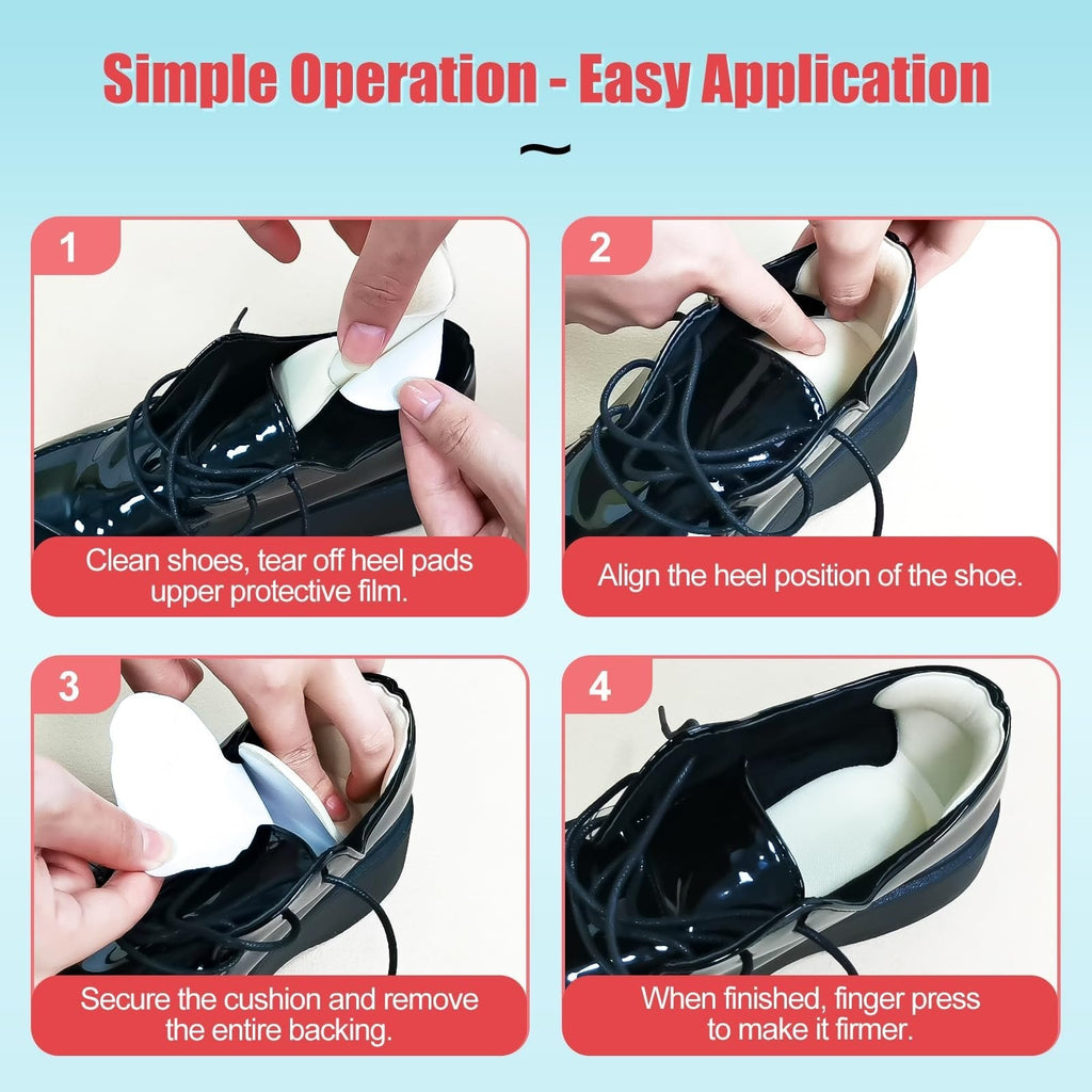 StepEase – ComfortGrip Heel Cushion Pads