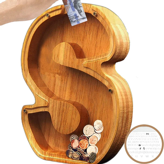 SmoothSaver - Handcrafted Wooden Piggy Bank