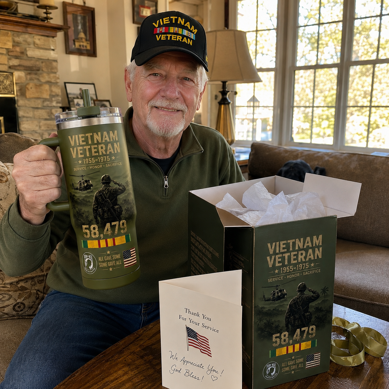 🇺🇸 Last Day Promo: 49% OFF 🎖️ - Vietnam Veteran Tribute Stainless Steel Tumbler