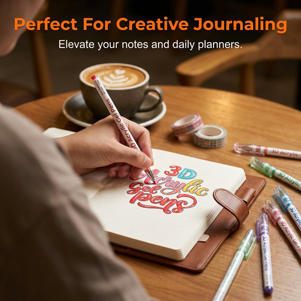 ColorGlow – Professional Acrylic Gel Pen Set