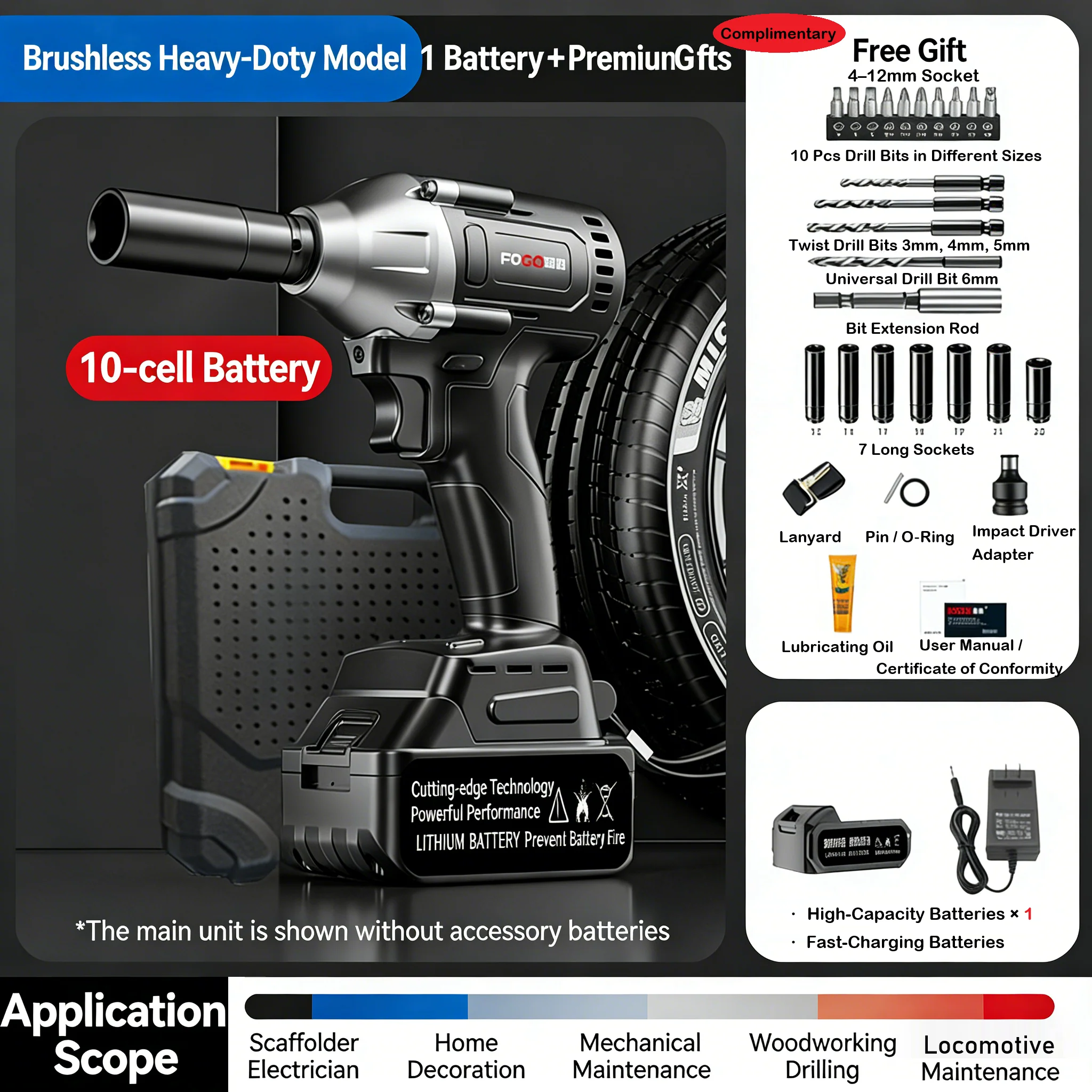 ProTorque – Cordless Brushless Wrench Power Tool
