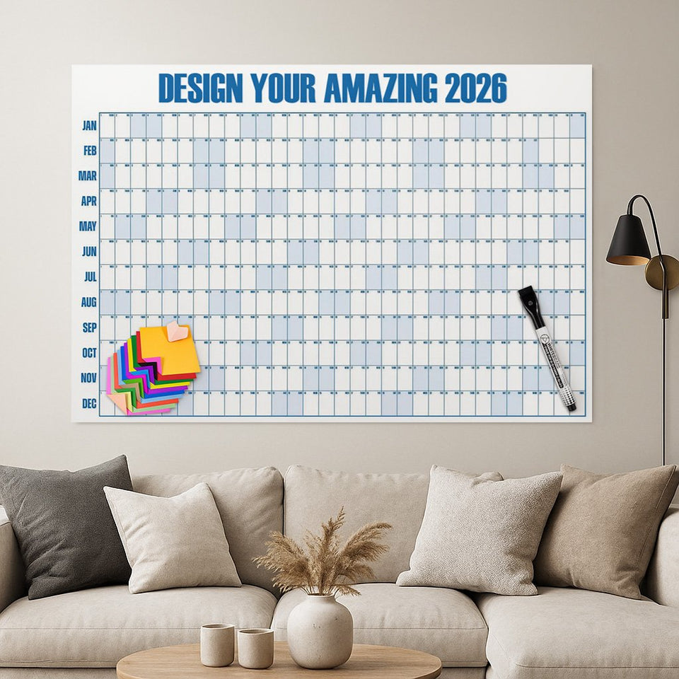 LifeLayout - Large 2026 Minimalist Wall Calendar