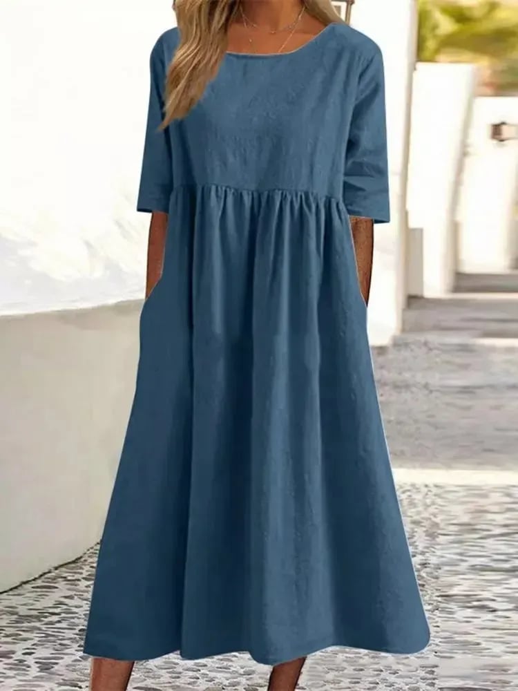 UrbanPetal - Timeless Comfort Dress