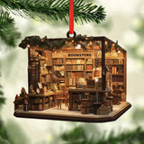 BookBliss - Elegant Unique Christmas Ornament