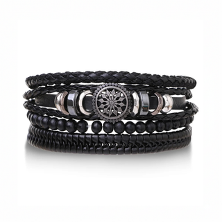 VikingCompass – Norse Leather Guidance Bracelet