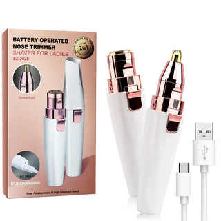 GlowTrim – 2-in-1 Facial Hair Remover