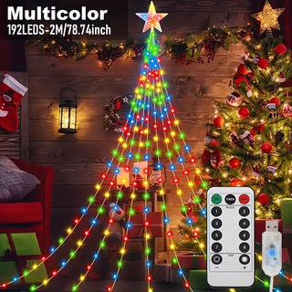 Starlight Cascade Tree Lights