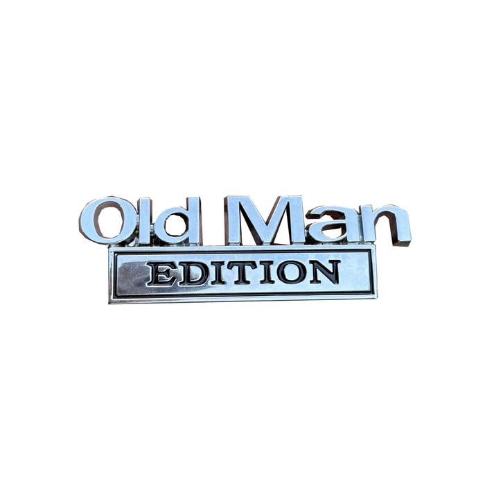 IronLegacy – Old Man Edition Car Emblem