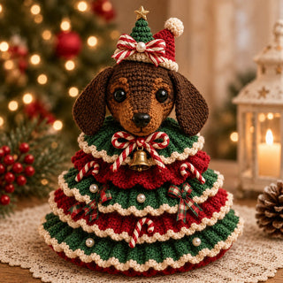 FestiveKnot – DIY Christmas Tree Animal Crochet Kit