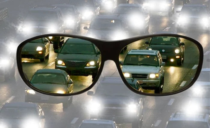 NightVision-GlareCut Headlight Glasses marnetic
