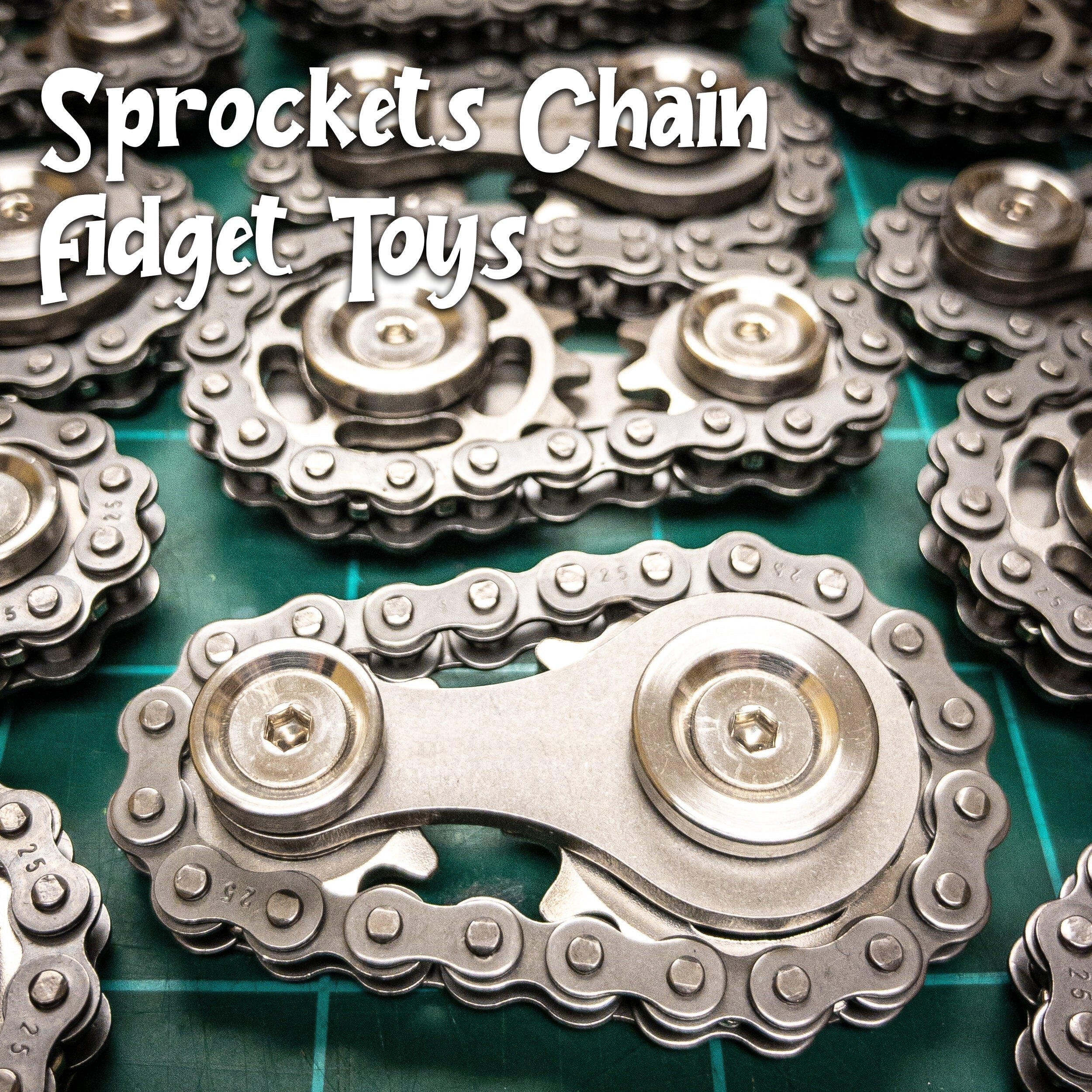 SprockEase – Gear Chain Fidget Spinner