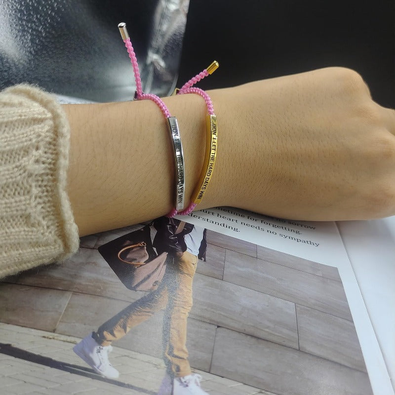 Endure - Stainless Steel Empowerment Bracelet