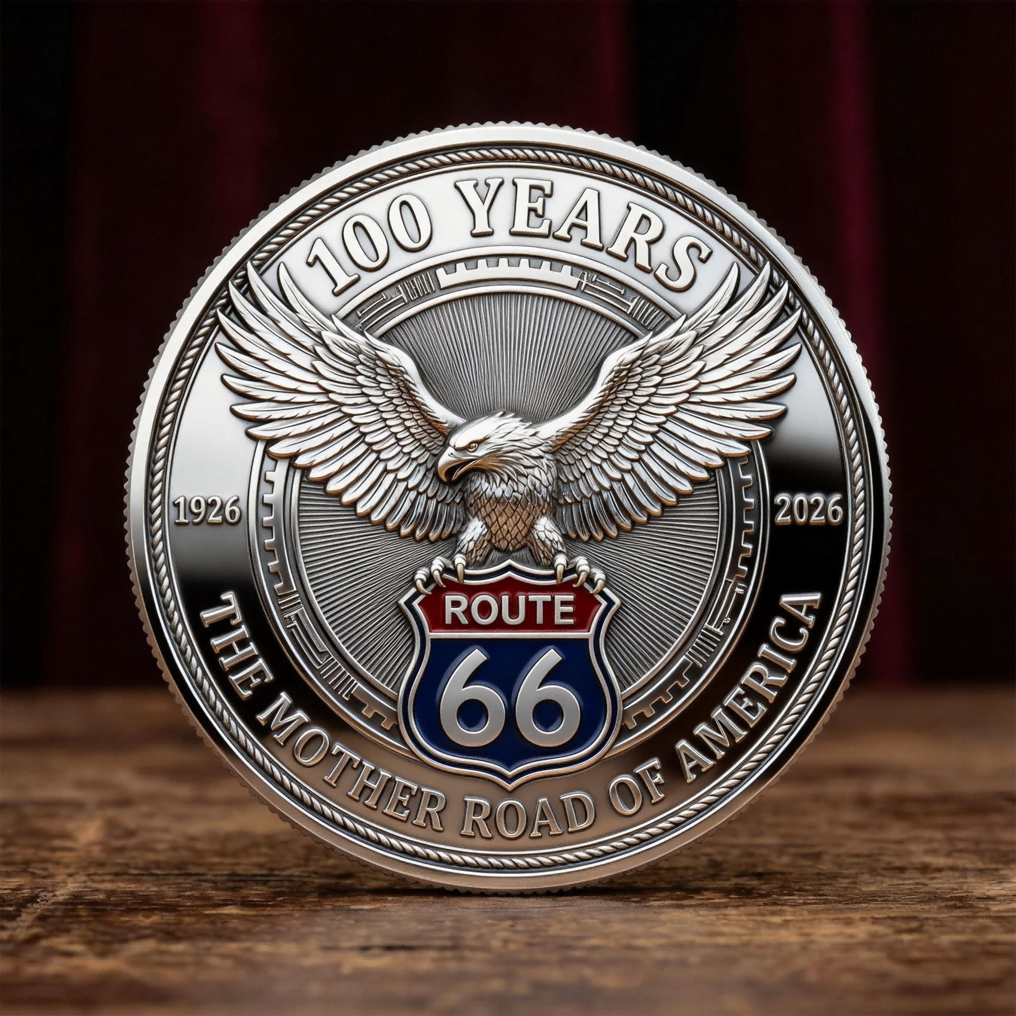 FreedomHighway – Route 66 100-Year Commemorative Coin