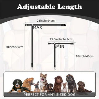 TravelPaws – Adjustable Dog Travel Safety Leash System