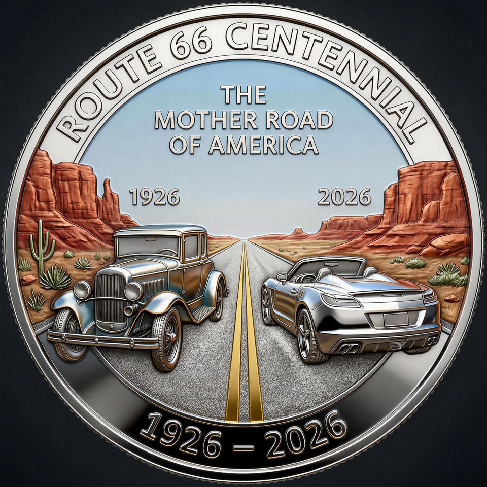 FreedomHighway – Route 66 100-Year Commemorative Coin