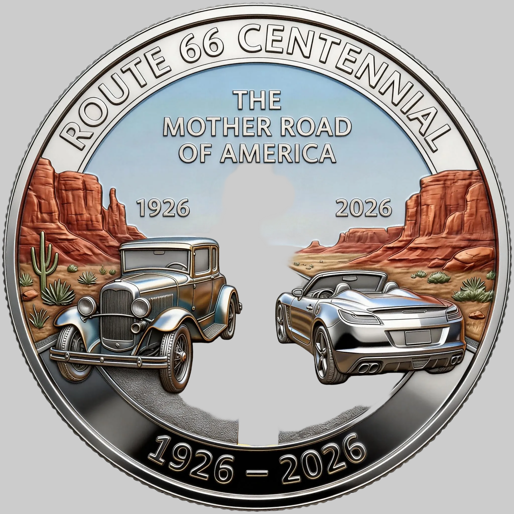 FreedomHighway – Route 66 100-Year Commemorative Coin
