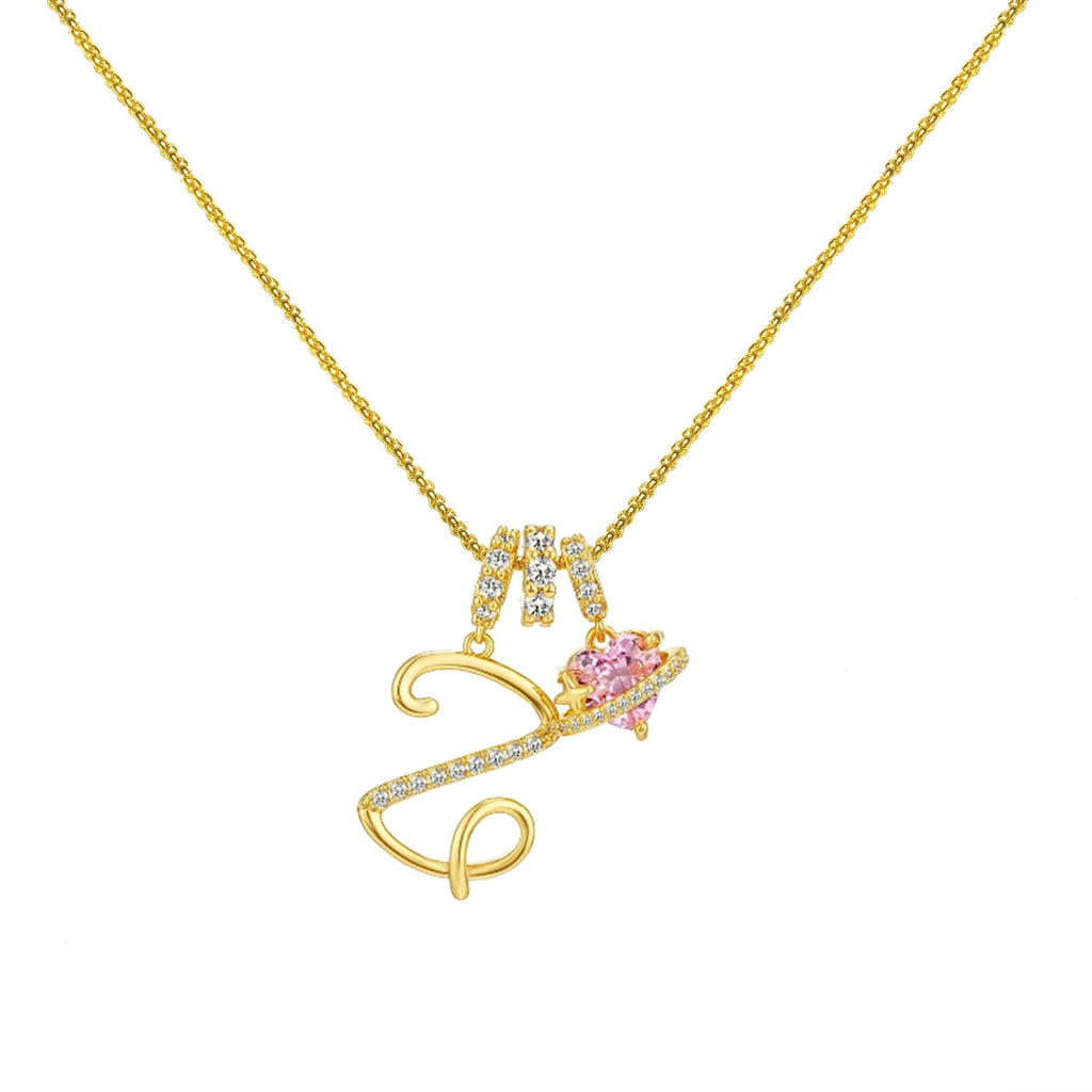 InitialGlow – Personalized Letter Necklace
