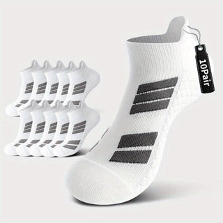 StrideGuard - No-Show Athletic Socks with Arch & Heel Support