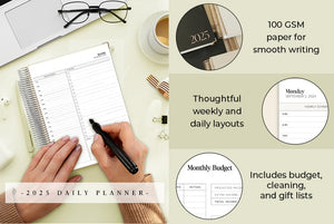 FocusFlow - 2025 Daily Planner