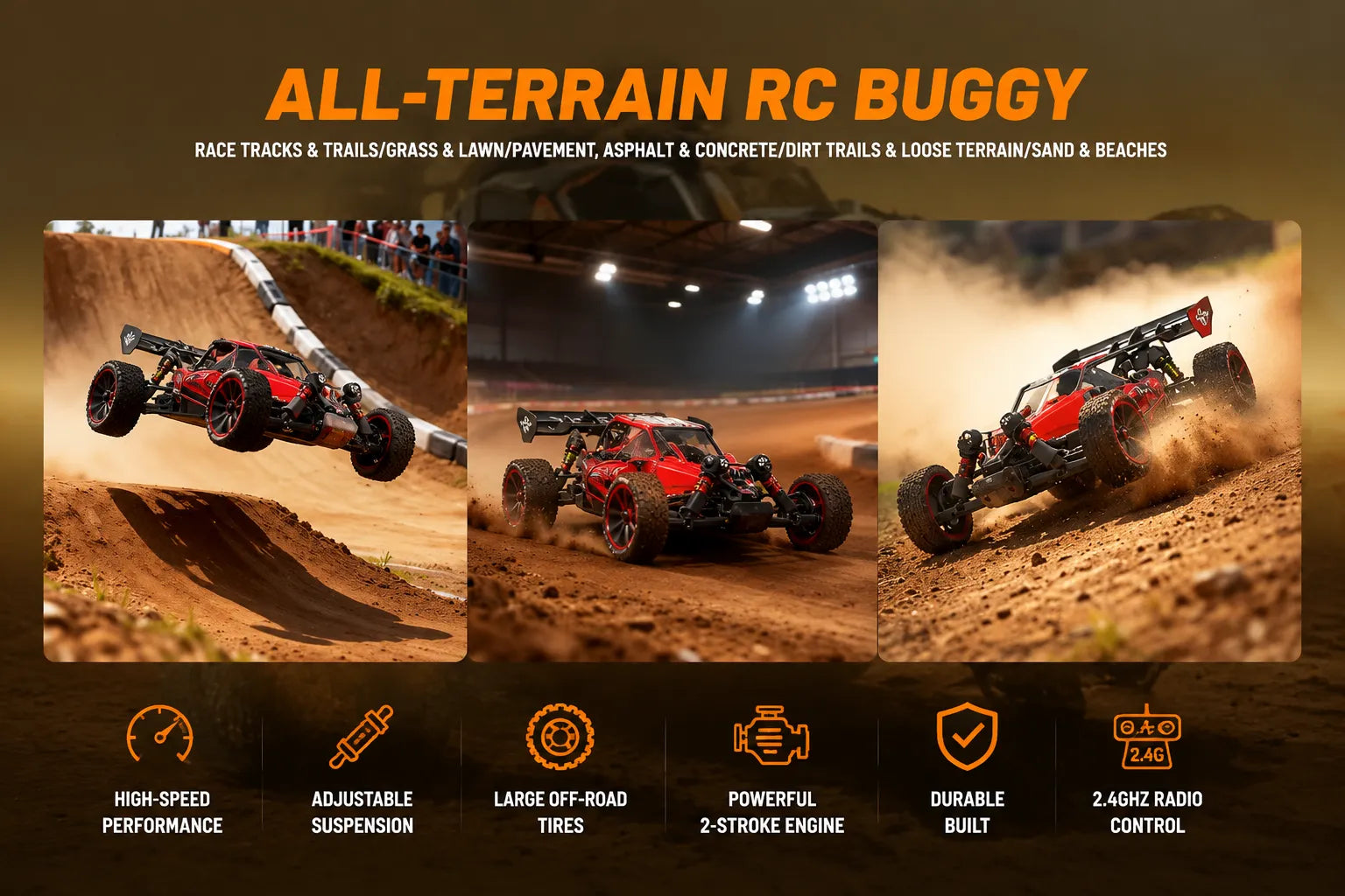 BeastRunner –  High Performance 29CC Off-Road RC Buggy
