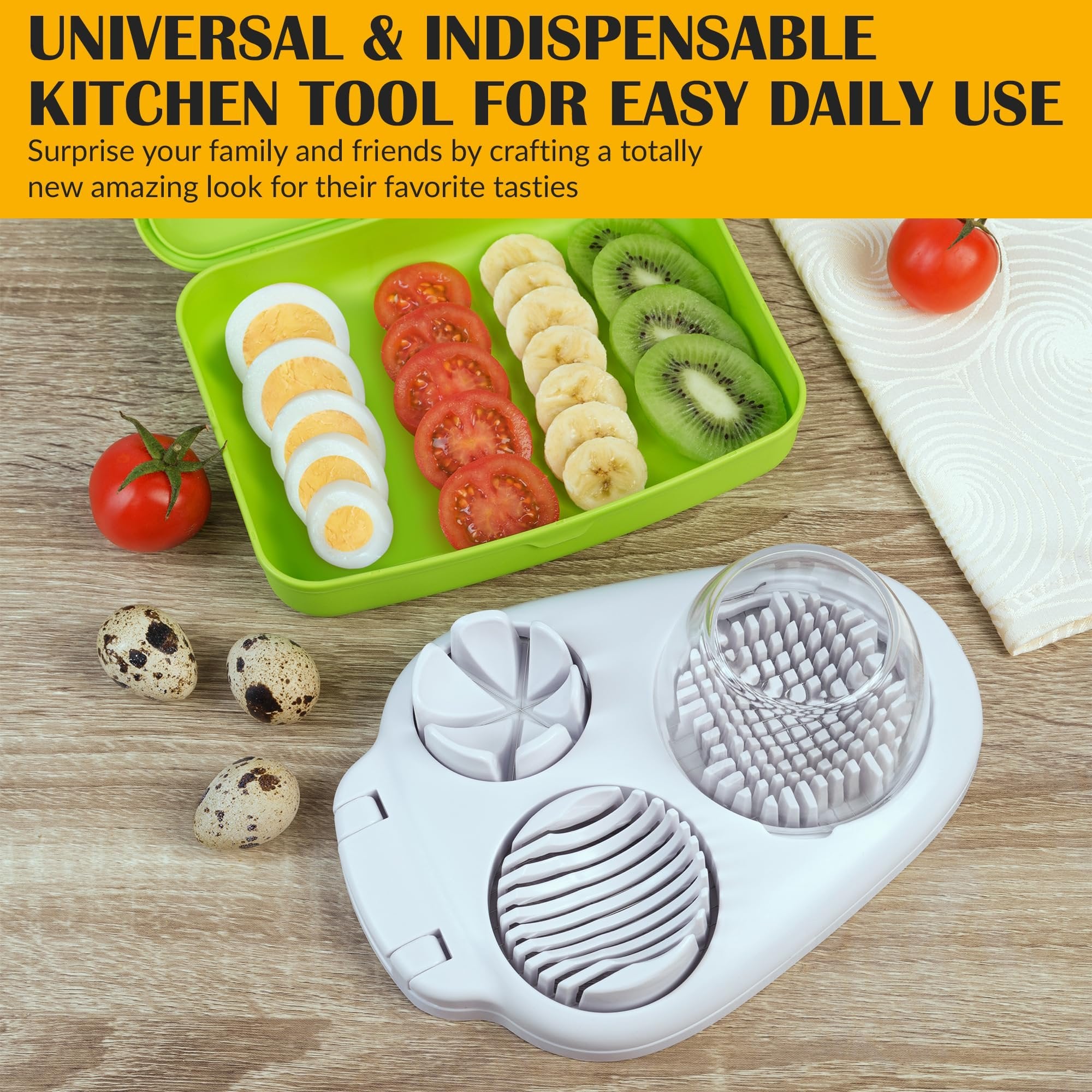 ChefCut Deluxe – Multi-Mode Egg & Snack Chopper