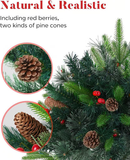 EverGleam – PreLit Weatherproof Christmas Tree Urn Filler