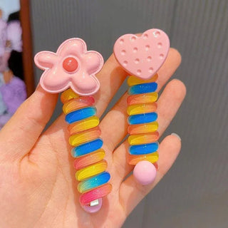 Little Princess Phone Cord Hair Ties marnetic