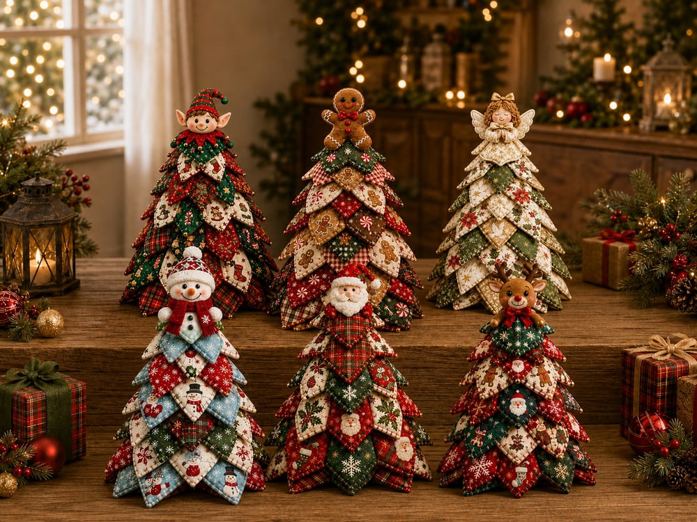 QuiltTree – DIY Fabric Christmas Tree Kit
