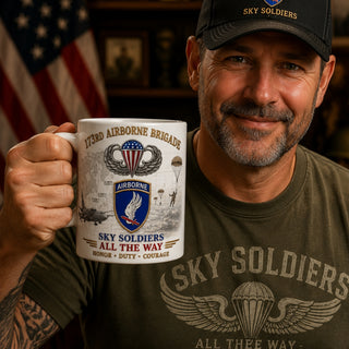 🪂U.S. Army Airborne Units “All the Way” Tribute Mug