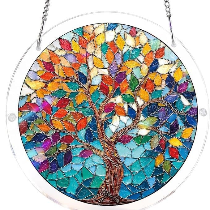 EmeraldFlame –  Acrylic 80 Pcs Suncatcher Puzzle