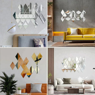 ReflectCraft – Modern Geometric Mirror Wall Art