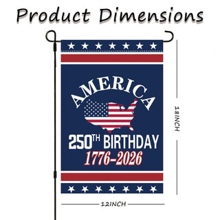 PatriotBanner – 250th Anniversary Garden Flag