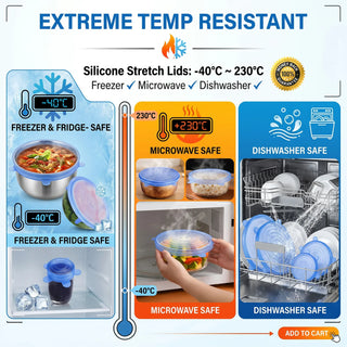 SealFlex – Reusable Silicone Stretch Lid Set
