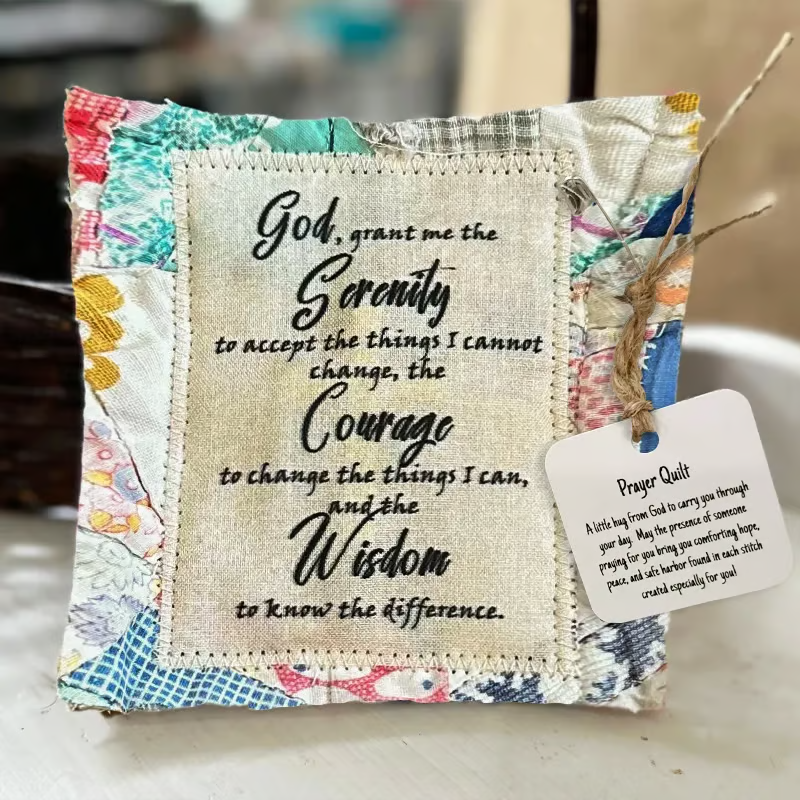 BlessingWrap - Cross Prayer Quilt