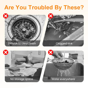 SinkMaster – Hangable Kitchen Sink Strainer & Storage Basket