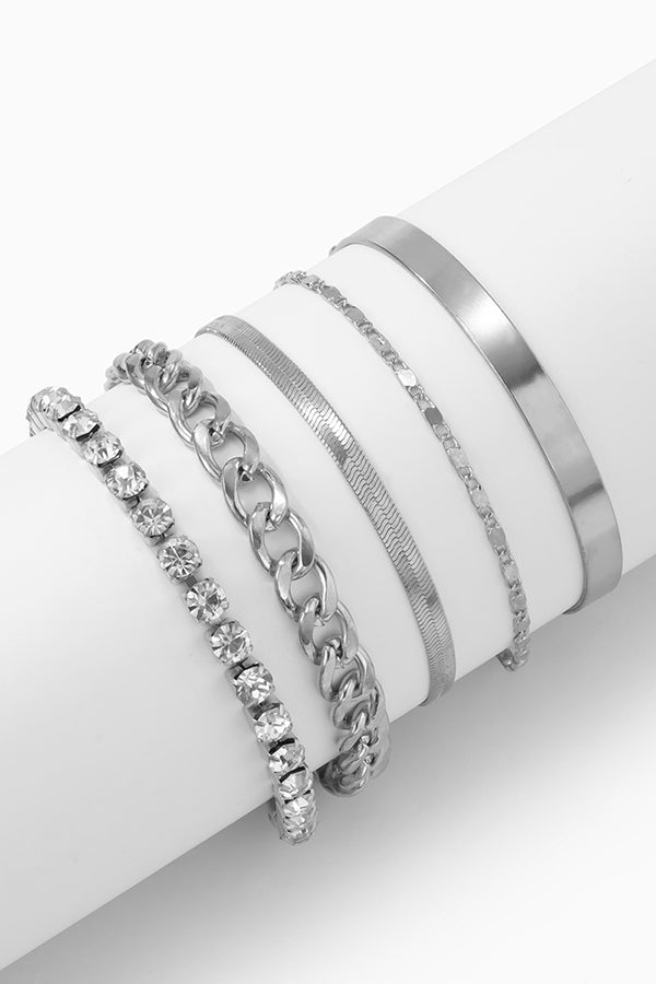 RadiantEdge – Personalized Multi-Element Bracelet Set