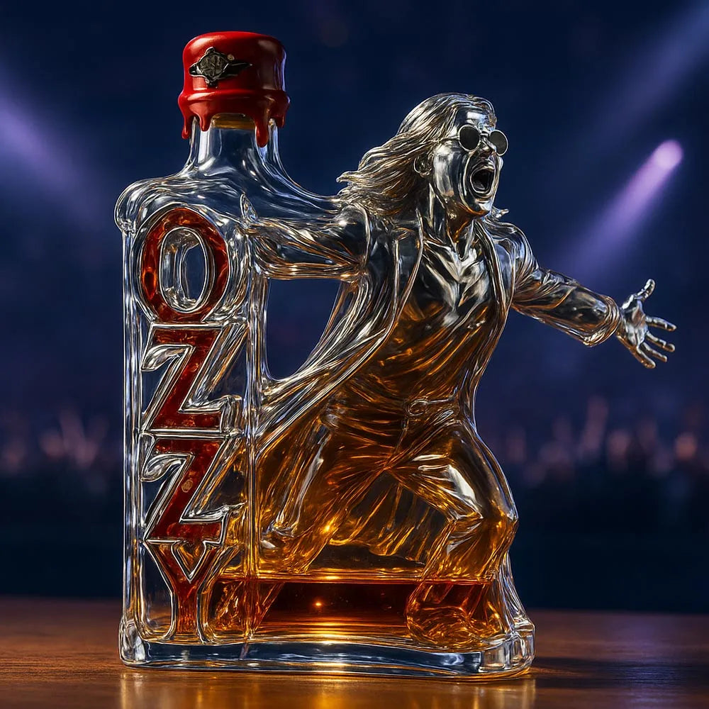 Ozzy Osbourne Final Tour Memorial Whiskey Bottle