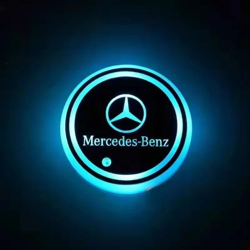 NeonCruise - 7-Color Ambient Car Coasters | Tap-Control Glow System