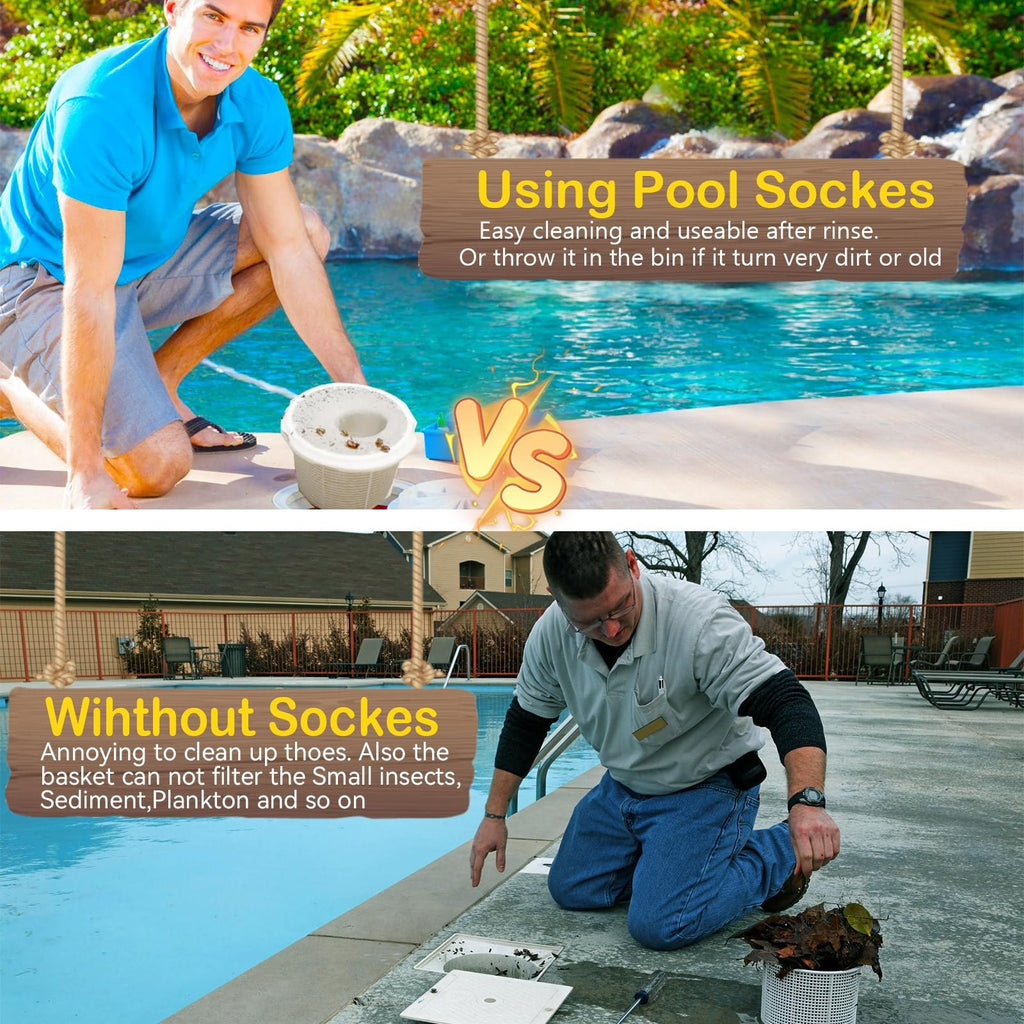 SkimGuard - Pool Hair & Debris Trap Socks