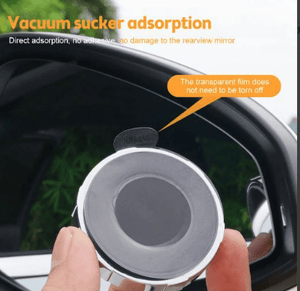 SafeSight - Suction Cup Convex Blind Spot Mirror