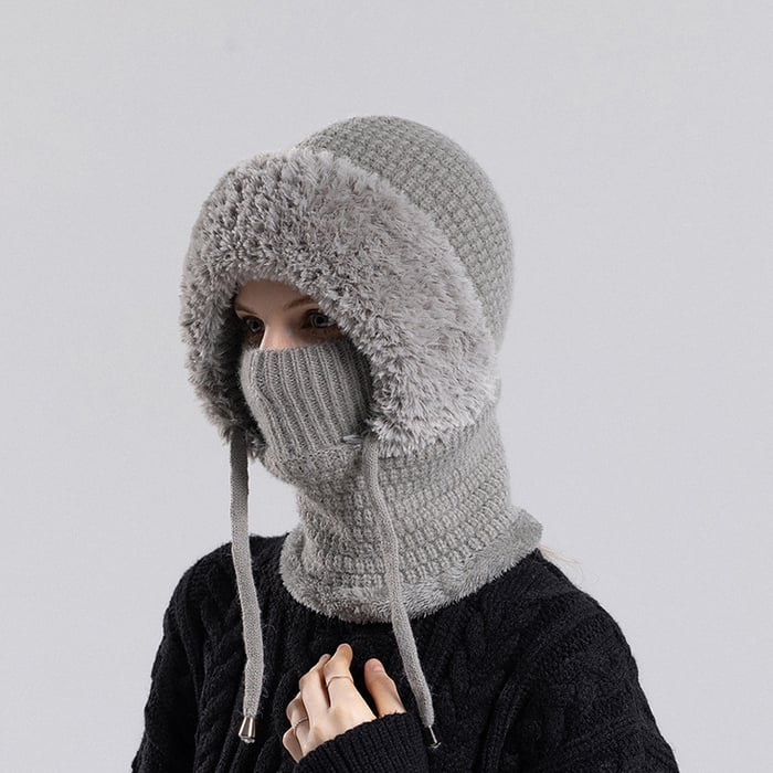 WarmWhirl - Convertible Knitted Beanie & Balaclava