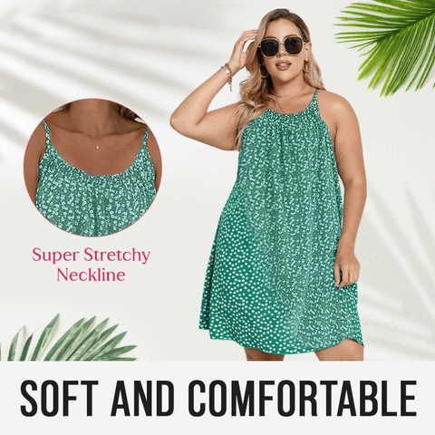BloomMuse – Floral Camisole Summer Dress