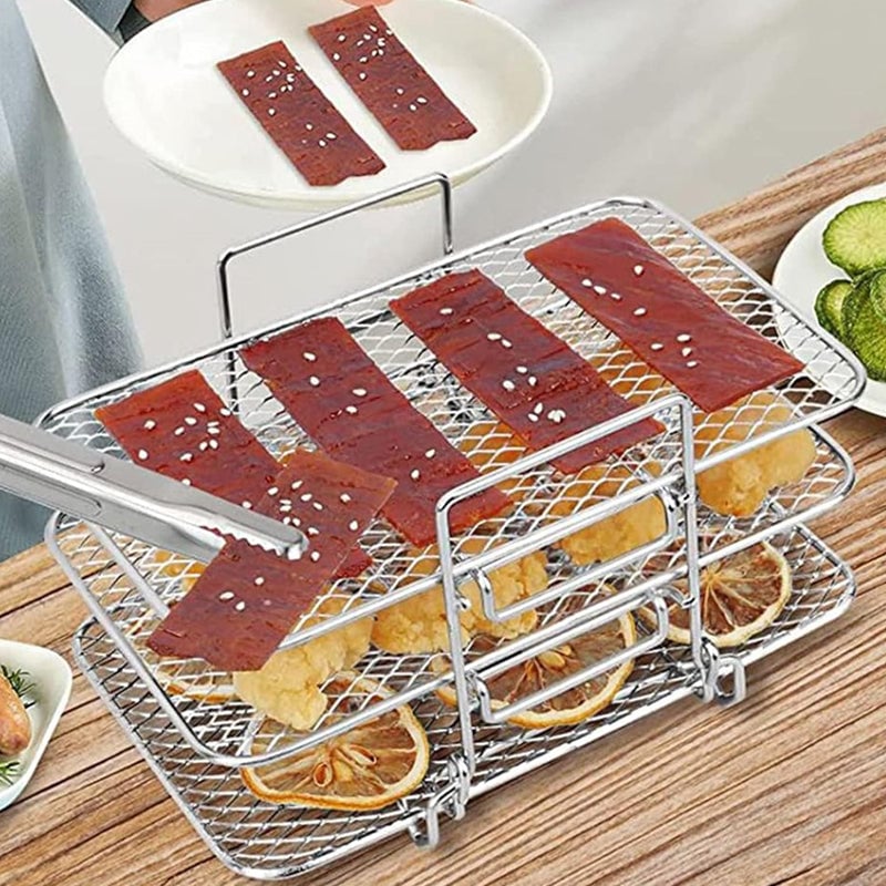 FlavorStack - Stainless Steel Air Fryer Rack – Cook Smarter