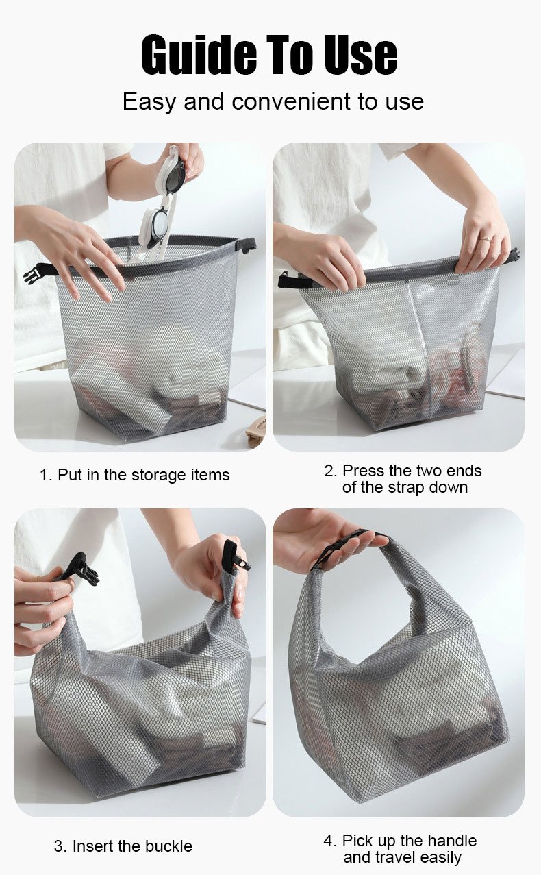 🔥 Large capacity portable waterproof handbag